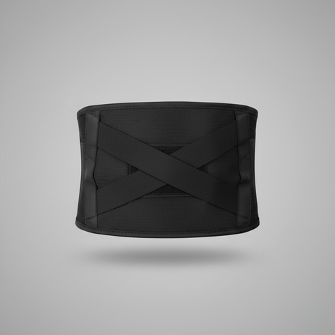 Verstelbare lendensteungordel met dubbele compressie 