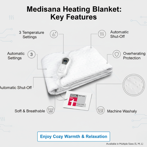 Medisana Auto Off Verwarmde Onderdeken