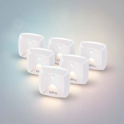 Auto Glow Bewegingssensor Nachtlampjes 6-Pack