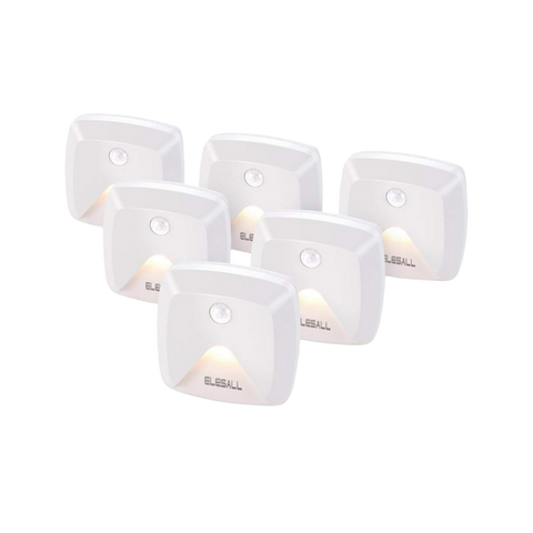 Auto Glow Bewegingssensor Nachtlampjes 6-Pack