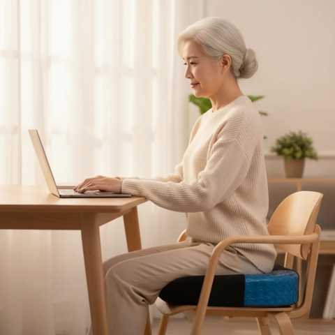 Gel-geïnfuseerd donut zitkussen