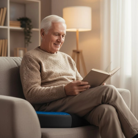 Gel-geïnfuseerd donut zitkussen
