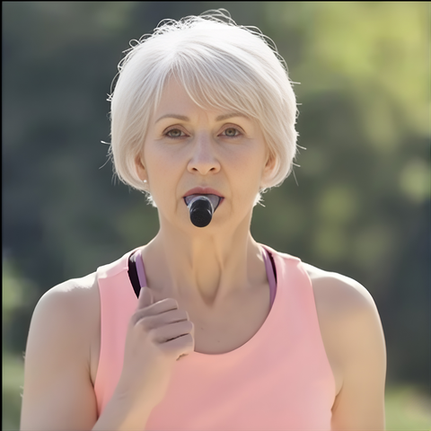 Draagbare longcapaciteit ademhalingstrainer