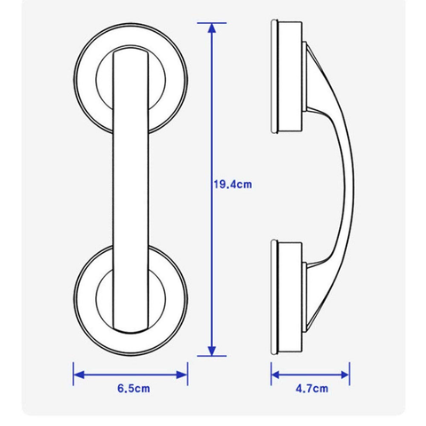 Veilige grip snel te installeren badkamerbeugel