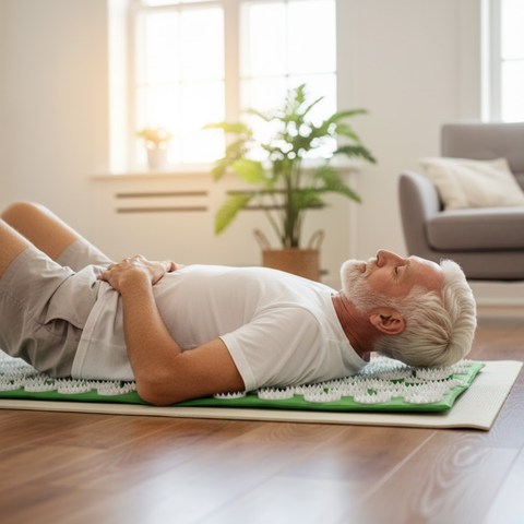 Therapeutisch acupressuurmatapparaat