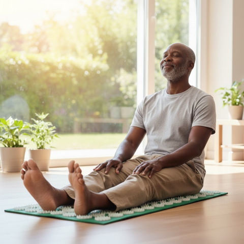 Therapeutisch acupressuurmatapparaat