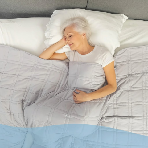 Therapeutische verzwaarde deken voor een betere slaap