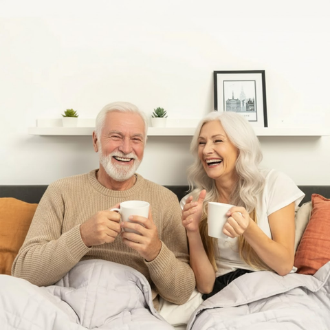 Therapeutische verzwaarde deken voor een betere slaap