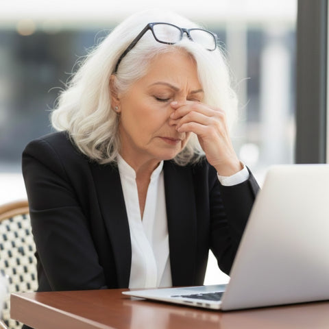 Slimme oogmassager met warmte- en luchtcompressie