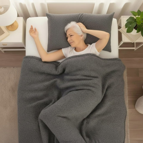 Therapeutische verzwaarde deken voor een betere slaap