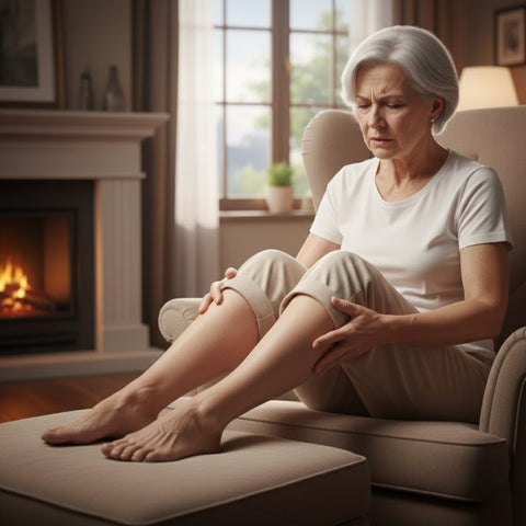 Nachtcompressiekousen tot aan de dijen